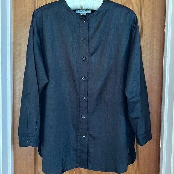 Vintage 1980’s Diane von Furstenberg Button Up Blouse Vintage - Picture 1 of 3